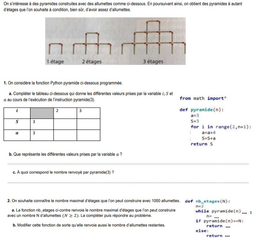 Python - Mathématiques - E-Bahut - site d'aide aux devoirs