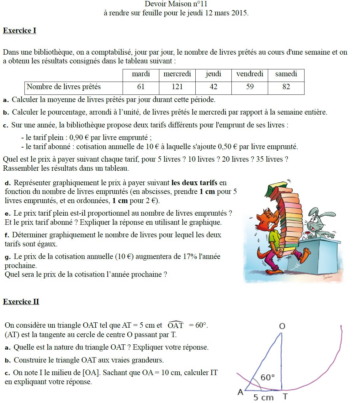 Devoir Maison Sur No Et Moi